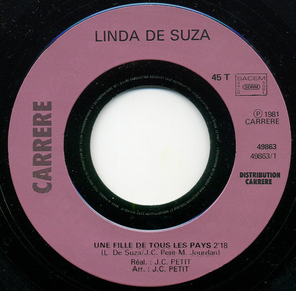 Linda De Suza : Une Fille De Tous Les Pays (7", Single)