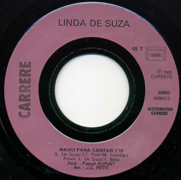Linda De Suza : Une Fille De Tous Les Pays (7", Single)