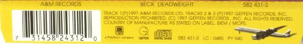Beck : Deadweight (CD, Single)