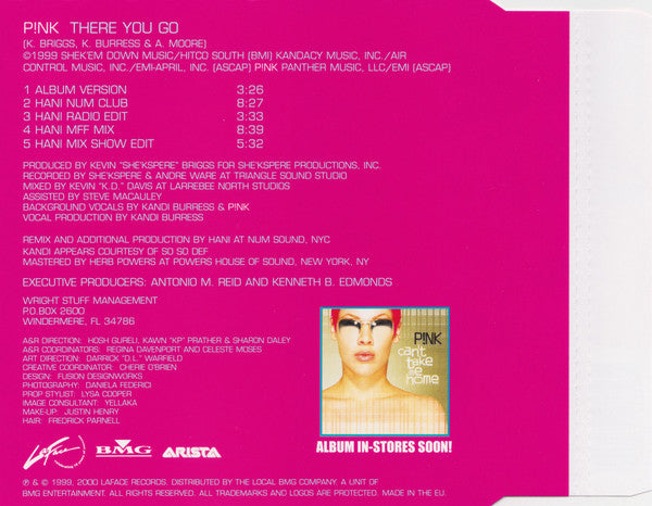 P!NK : There You Go (CD, Maxi)