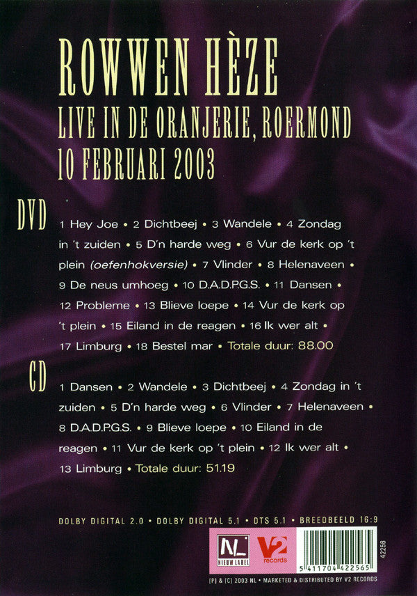 Rowwen Hèze : D.A.D.P.G.S. - In Het Theater (DVD-V, Album + CD, Album)