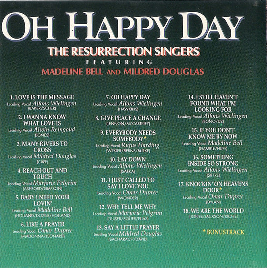 The Resurrection Singers : Oh Happy Day (CD, Album)