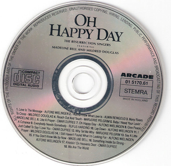 The Resurrection Singers : Oh Happy Day (CD, Album)