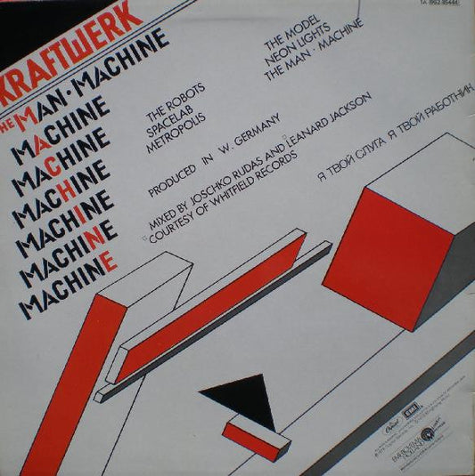 Kraftwerk : The Man • Machine (LP, Album, RE)