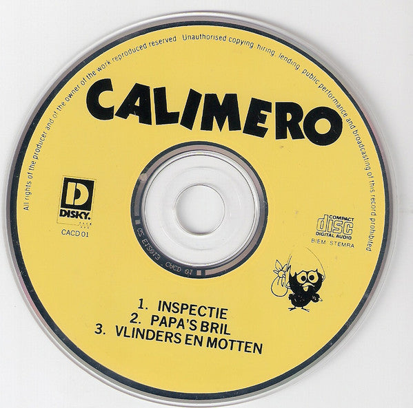 Calimero : Inspectie / Papa's Bril / Vlinders En Motten (CD)