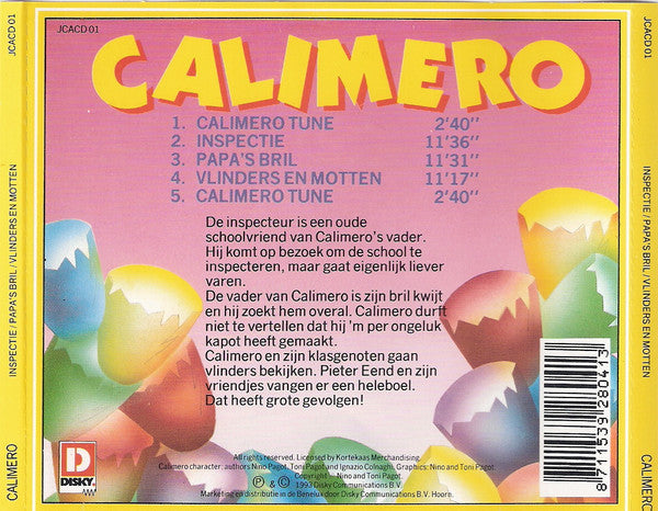 Calimero : Inspectie / Papa's Bril / Vlinders En Motten (CD)