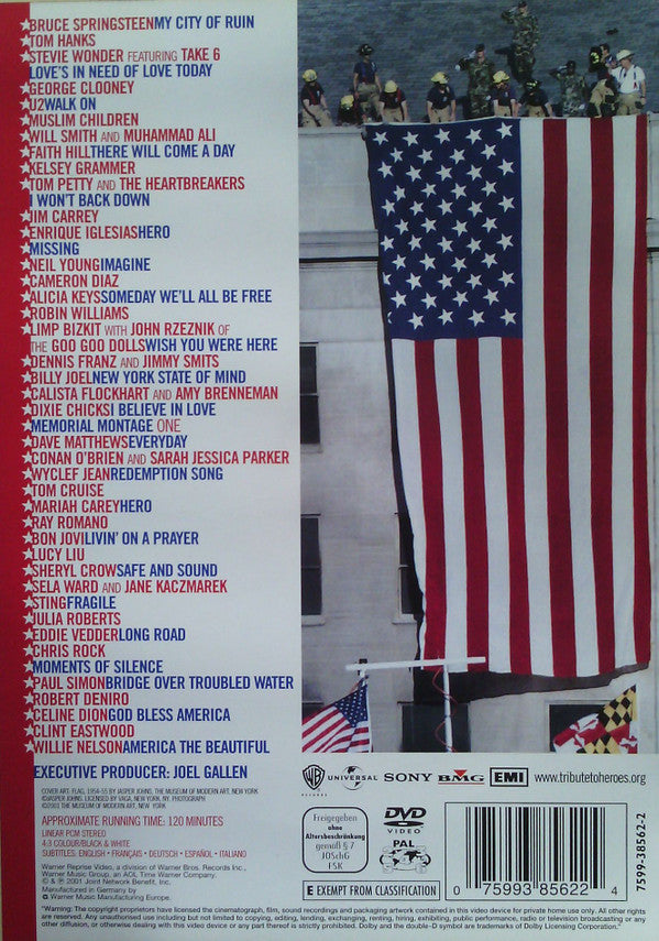 Various : America: A Tribute To Heroes (DVD-V, PAL)