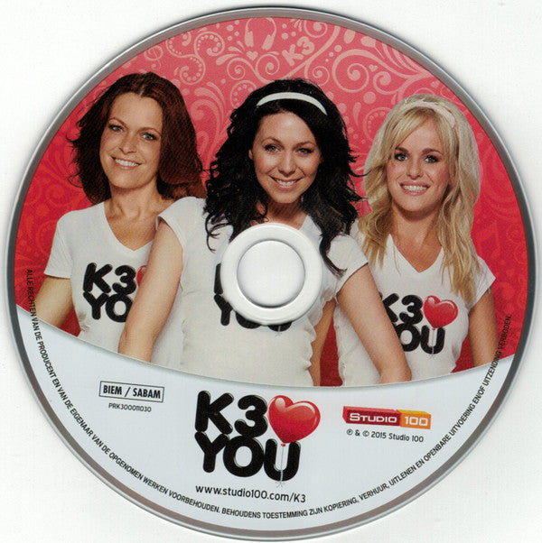 K3 : K3 Loves You (CD, Single, Promo)