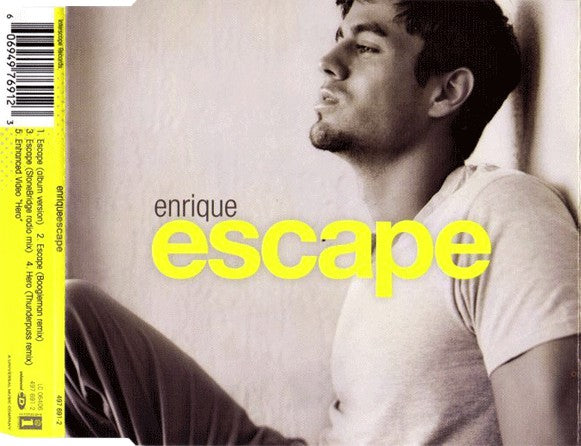 Enrique Iglesias : Escape (CD, Maxi, Enh)