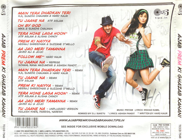 Pritam Chakraborty : Ajab Prem Ki Ghazab Kahani (CD)