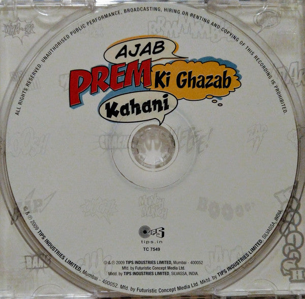 Pritam Chakraborty : Ajab Prem Ki Ghazab Kahani (CD)