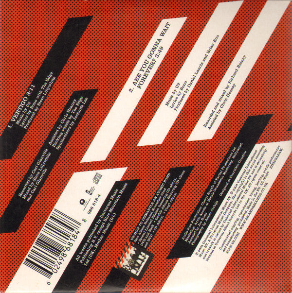 U2 : Vertigo (CD, Single, Car)