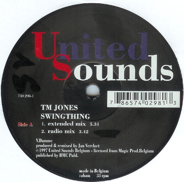 TM Jones : Swingthing (12")
