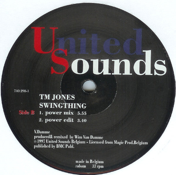 TM Jones : Swingthing (12")