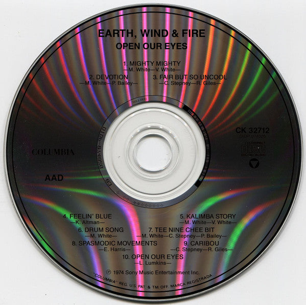 Earth, Wind & Fire : Open Our Eyes (CD, Album, RE)