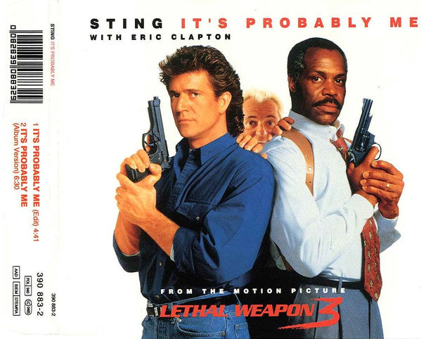 Sting With Eric Clapton : It's Probably Me (CD, Single)