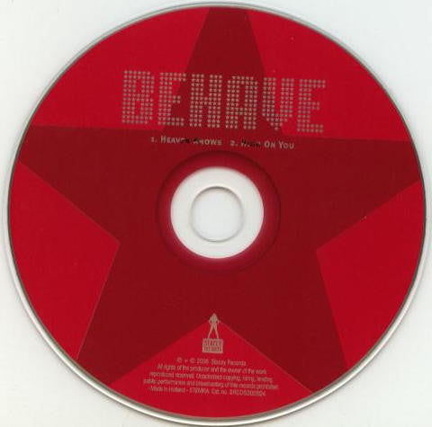 Behave : Heaven Knows (CD, Single)