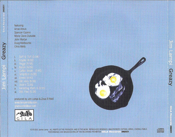 Jim Lampi : Greazy (CD, Album)