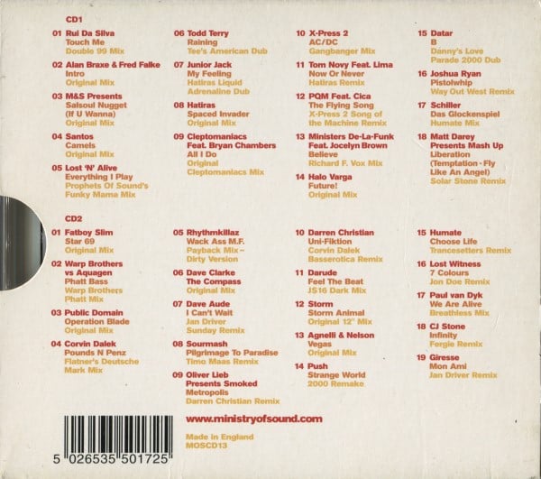 Tall Paul : Clubber's Guide To... 2001 (2xCD, Mixed, Car)