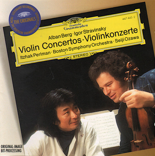 Alban Berg · Igor Stravinsky - Itzhak Perlman · Boston Symphony Orchestra · Seiji Ozawa : Violin Concertos (CD, Comp, RM)