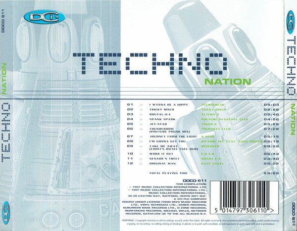 Various : Techno Nation (CD, Mixed)