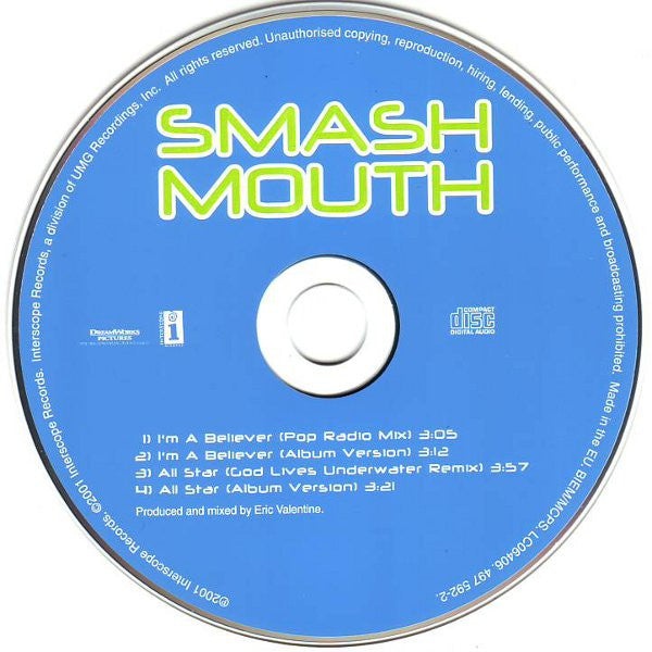Smash Mouth : I'm A Believer (CD, Maxi)