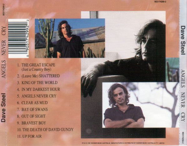 Dave Steel : Angels Never Cry (CD, Album)