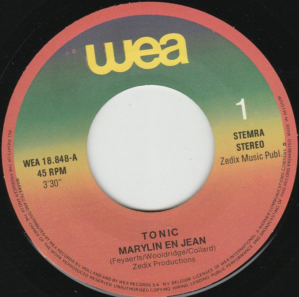 Tonic (6) : Marylin En Jean (7", Single)