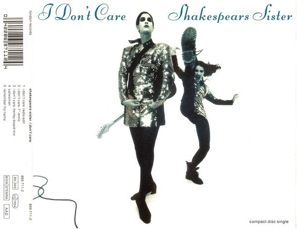 Shakespear's Sister : I Don't Care (CD, Single)