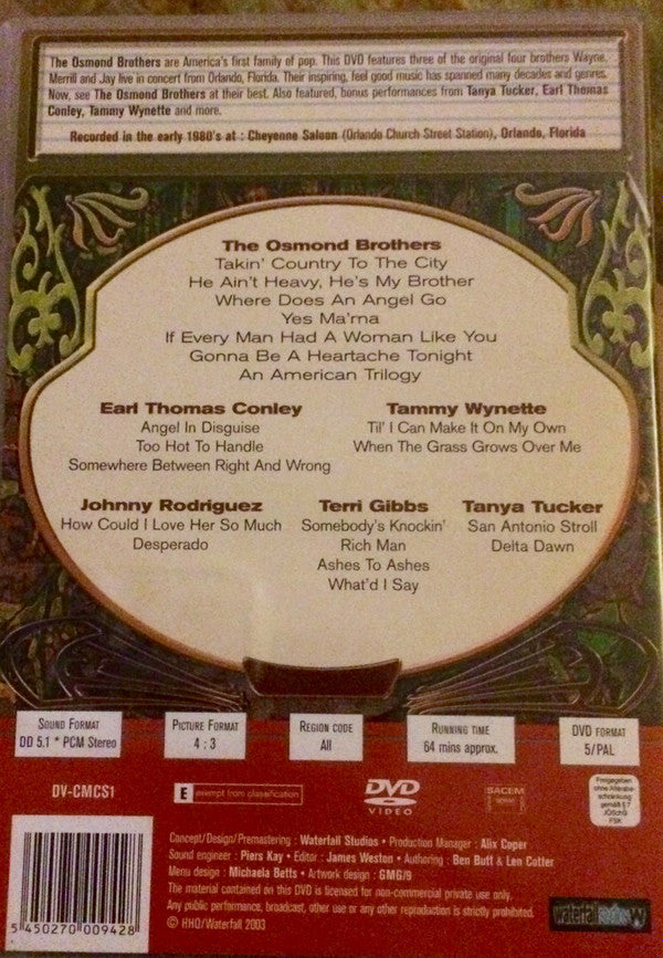 The Osmonds : Cheyenne Saloon - Volume 1 (DVD, NTSC, PAL)