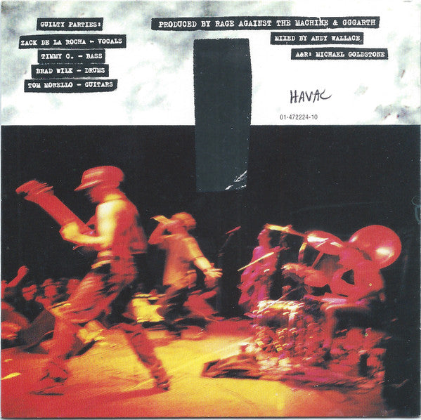 Rage Against The Machine : Rage Against The Machine (CD, Album, RP)