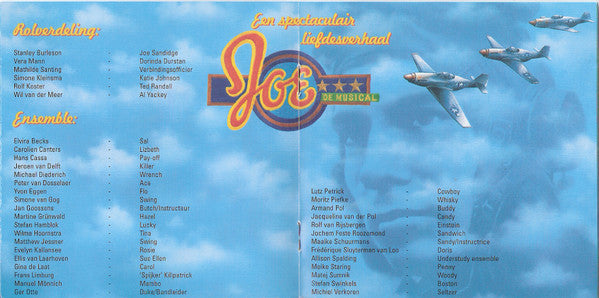 "Joe" Original Cast : Joe De Musical - Een Spectaculair Liefdesverhaal (CD, Album)