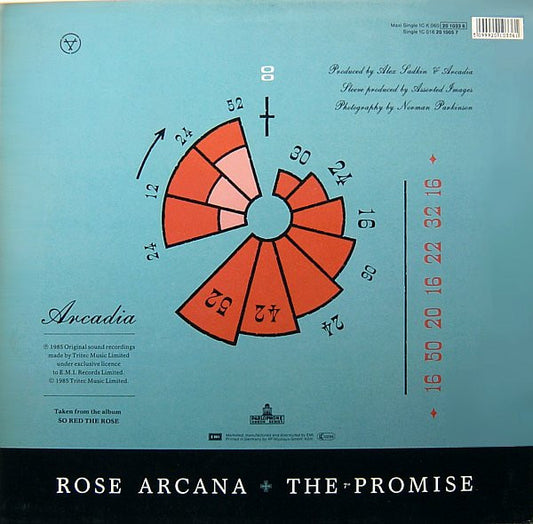 Arcadia (3) : The Promise (Extended Remix) (12", Maxi)