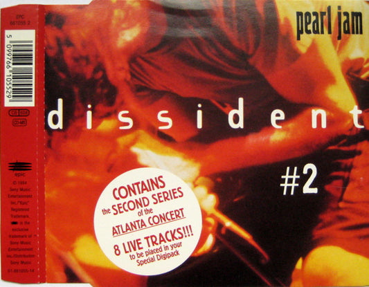Pearl Jam : Dissident - Live In Atlanta #2 (CD, Maxi, CD2)