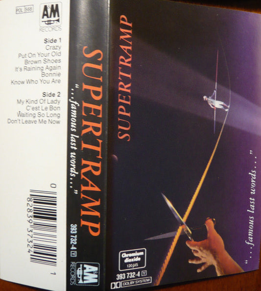 Supertramp : "...Famous Last Words..." (Cass, Album, RE)