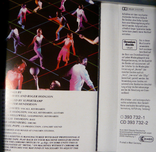 Supertramp : "...Famous Last Words..." (Cass, Album, RE)