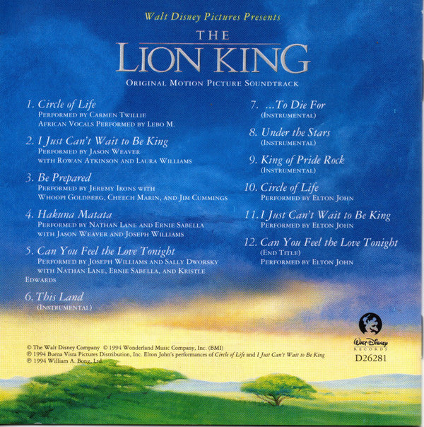 Various : The Lion King Double Pack (2xCD, Comp, Ltd, S/Edition)