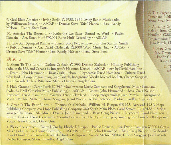 Sandi Patty : Hymns Of Faith: Songs Of Inspiration (2xCD, Album)