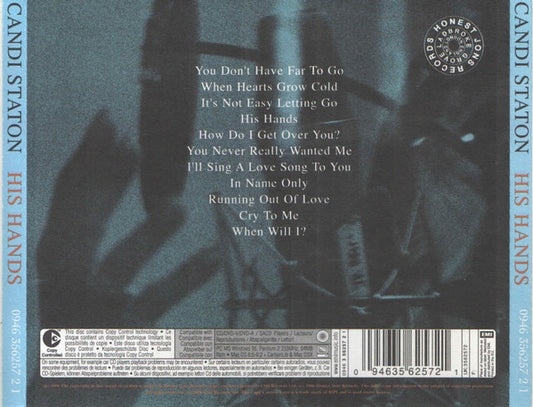 Candi Staton : His Hands (CD, Album, Copy Prot.)