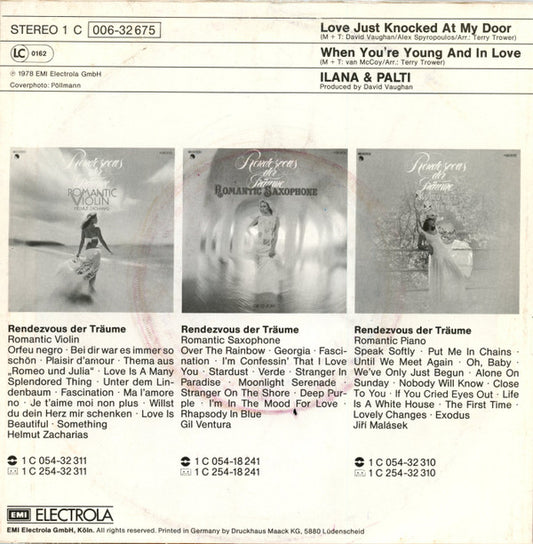 Ilana & Palti : Love Just Knocked At My Door (7", Single)