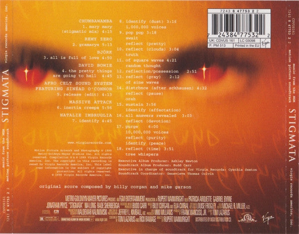 Various : Stigmata (Music From The MGM Motion Picture Soundtrack) (CD, Comp)