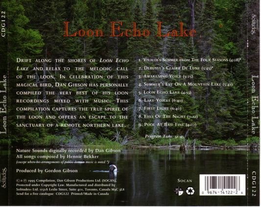 Dan Gibson, Hennie Bekker : Loon Echo Lake (CD, Album)
