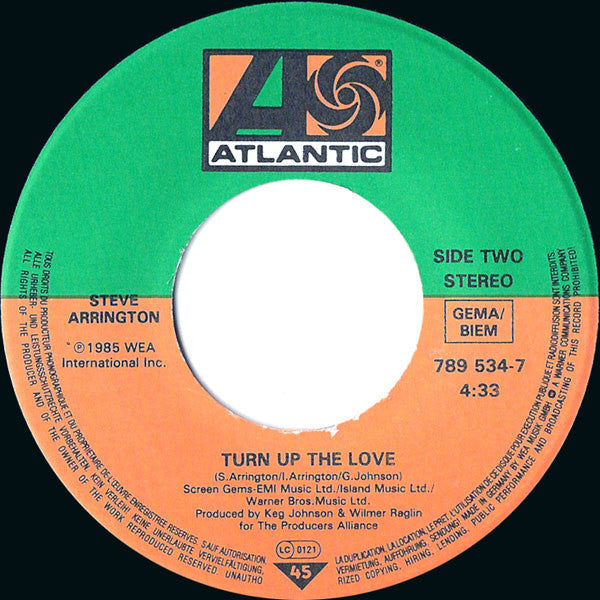 Steve Arrington : Dancin' In The Key Of Life (7", Single)