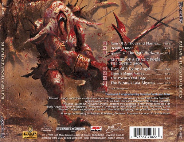 Rhapsody : Rain Of A Thousand Flames (CD, MiniAlbum, RE)