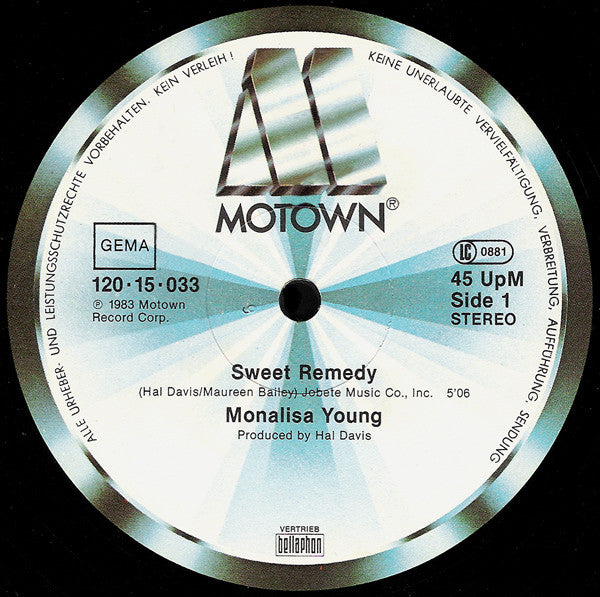 Mona Lisa Young : Sweet Remedy / Never Can Say Goodbye (12")