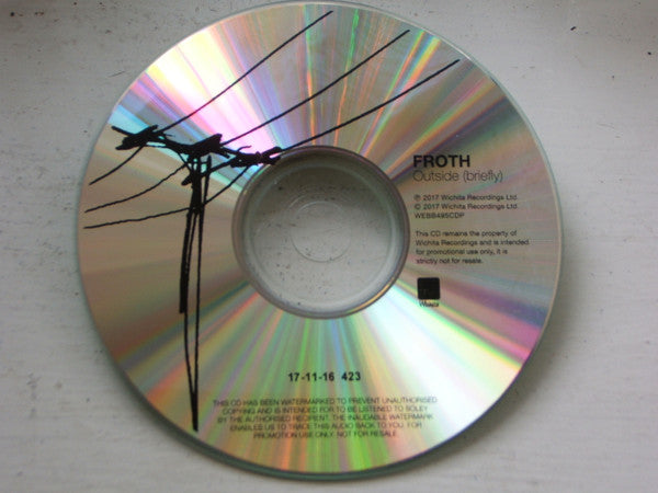 Froth (3) : Outside (Briefly) (CDr, Album, Copy Prot., Num, Promo)