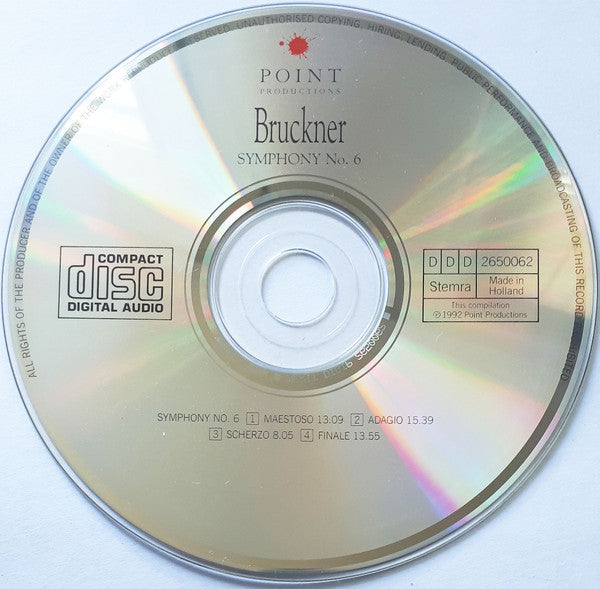 Anton Bruckner, Süddeutsche Philharmonie, Cesare Cantieri : Symphony No. 6 (CD)