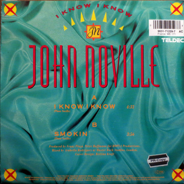 John Noville : I Know I Know (7")