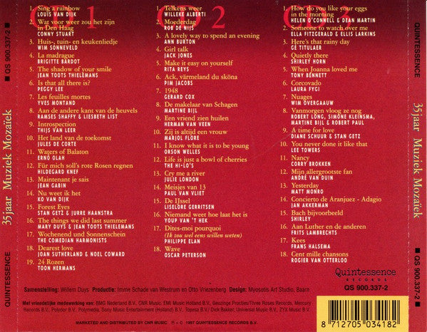 Various : Willem Duys - 35 Jaar Muziek Mozaïek (3xCD, Comp)
