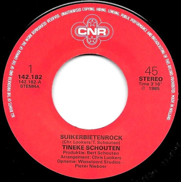 Tineke Schouten : Suikerbietenrock  (7", Single)